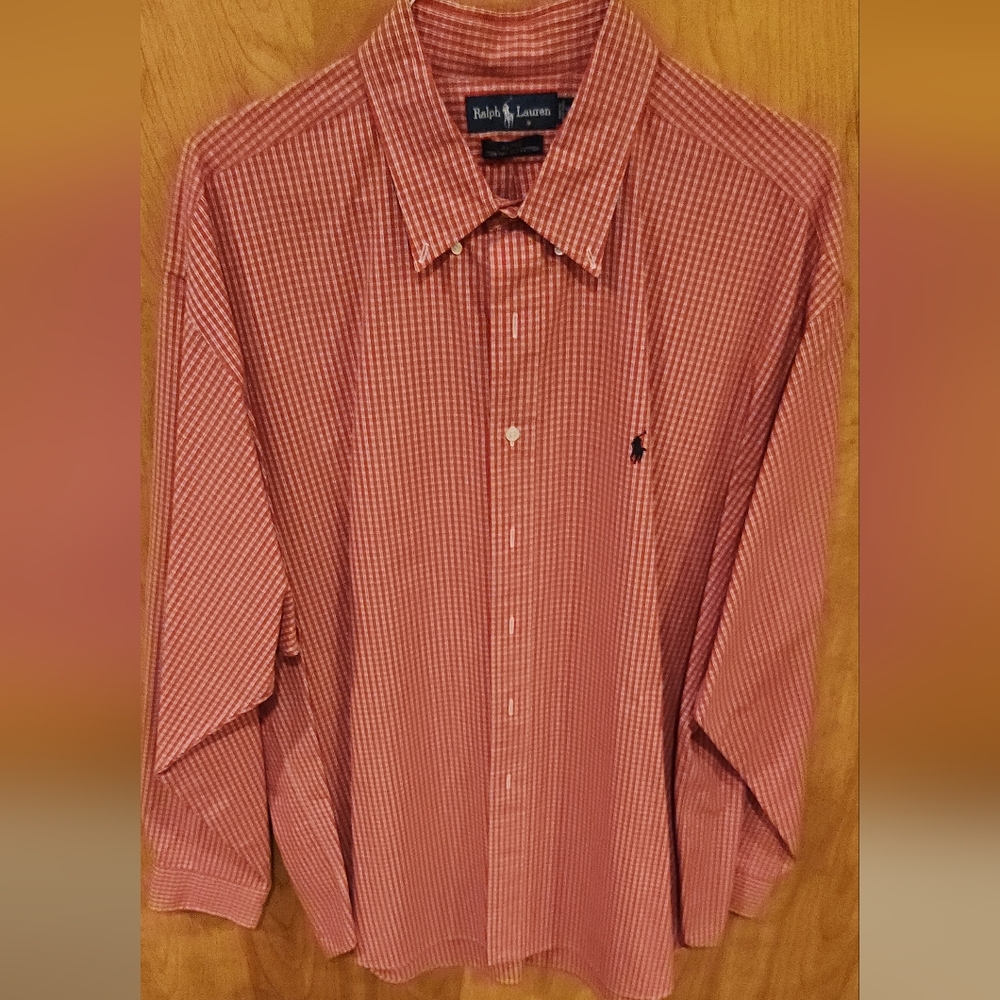 Ralph Lauren Men's Red Checkered Shirt